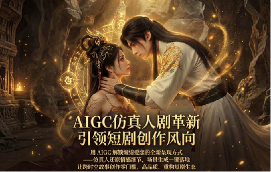 【精】AIGC 仿真人短剧创作革新,解锁仙侠爱恋全新呈现,一键出高质场景,零门槛打造爆款剧集 | 全网资源| 一网打尽 | 金点网络 【精】AIGC 仿真人短剧创作革新,解锁仙侠爱恋全新呈现,一键出高质场景,零门槛打造爆款剧集 | 全网资源| 一网打尽 | 金点网络